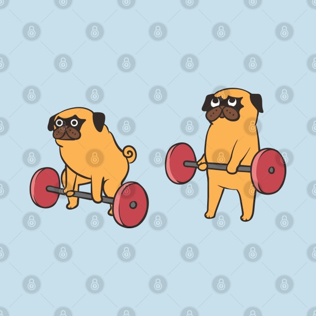 Pug Deadlift by huebucket