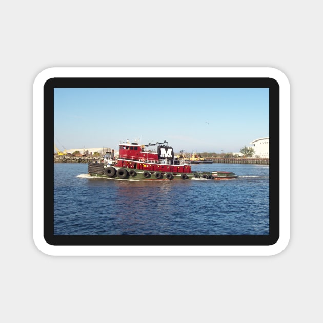 Savannah Tug Boat Magnet by Ckauzmann