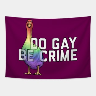 Do Gay And Be Crime Tapestry