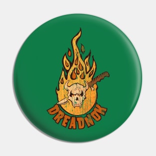 Dreadnoks Flaming Skull 1984 Pin