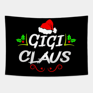 Womens Funny Gigi Claus Christmas Tapestry