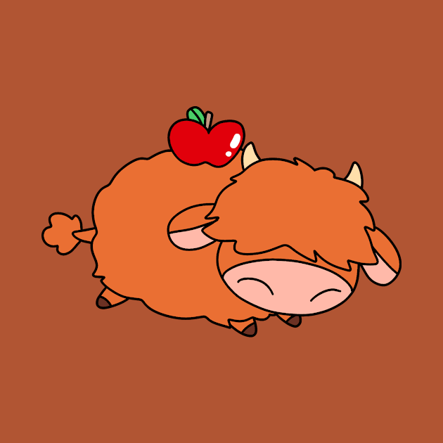 Apple Highland Cow by saradaboru