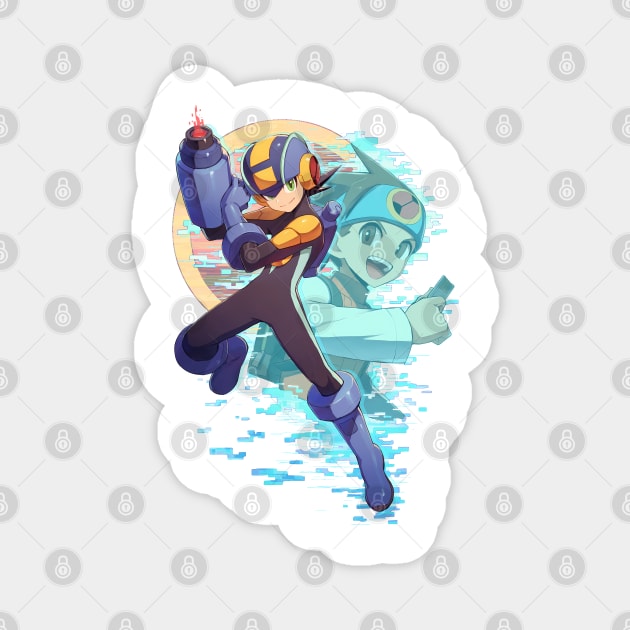 Mega Man Zero Magnet by 1001 Artwork