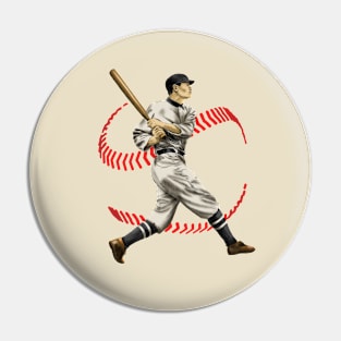 Baseball retro Pin