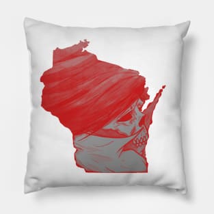 Bleed Wisconsin Pillow