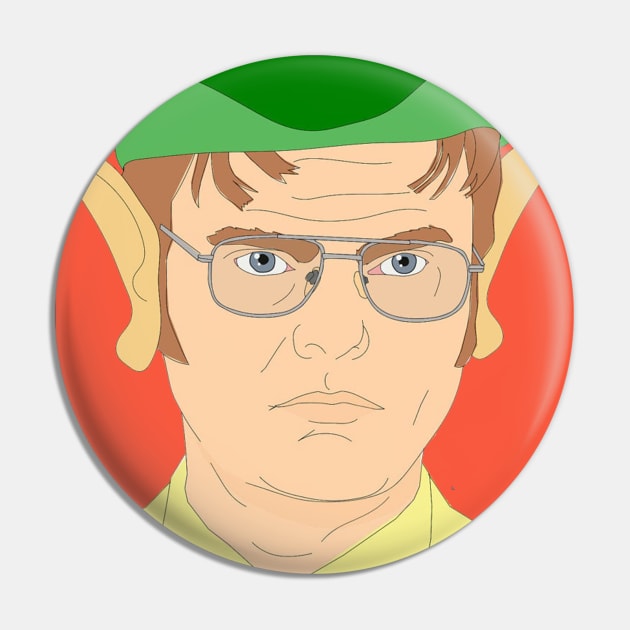 Dwight Christmas Pin by fernandaffp