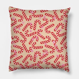 Candy Cane Christmas Delight Pillow