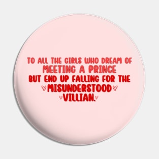 The Fine Print - To all the girls who dream of meeting a Prince but end falling for the Misunderstood Villian. Pin