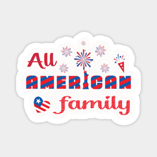 All American family Magnet