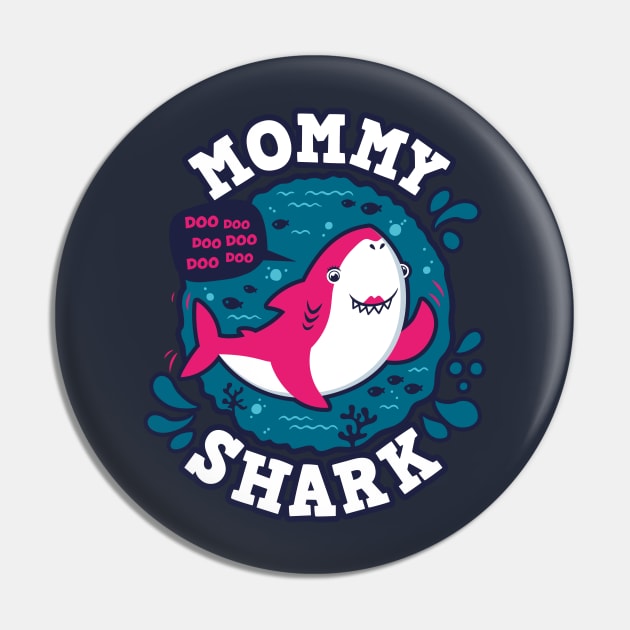 Mommy Shark (trace) Pin by Olipop