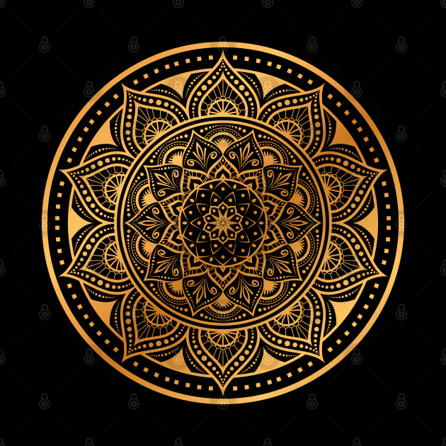 Luxury mandala golden by Mako Design 