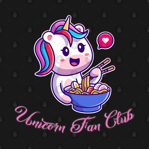 Unicorn Fan Club by capo_tees