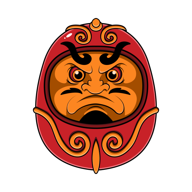 japanese daruma doll by Starkey Store