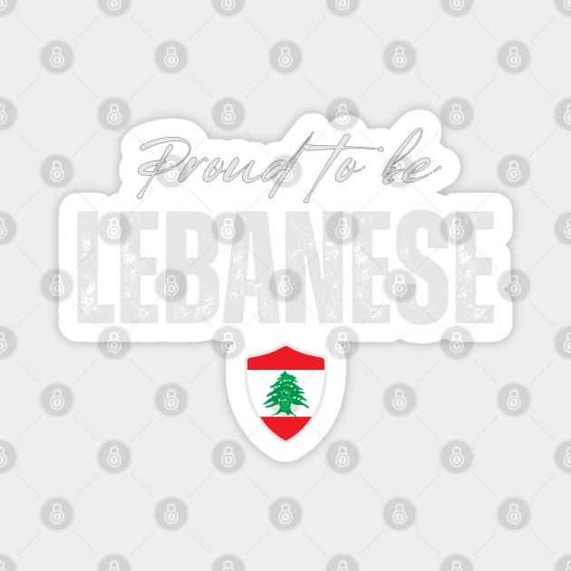 Proud lebanese, Lebanon flag Magnet by eka123