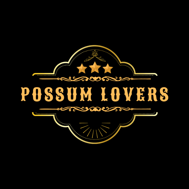 Possum lovers by 2 putt duds