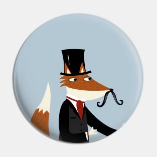 Gentleman Fox Pin