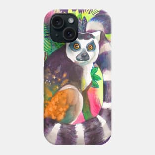 Ringtail Lemur Magic Forest Phone Case