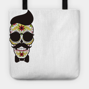 Calavera Skull V Tote