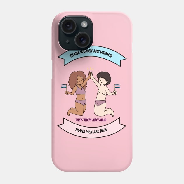 Trans Pride Phone Case by lanaflowerz