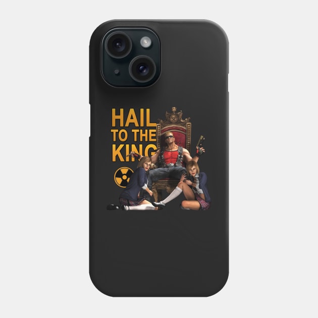 Duke Nukem - Hail to the King Phone Case by red-leaf