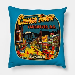 Chinatown Vancouver, B.C., Canada Pillow