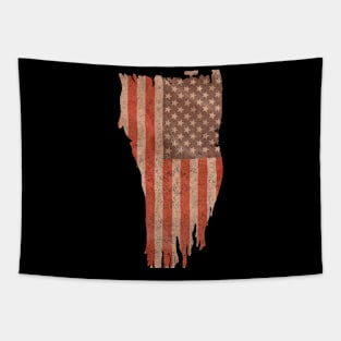 tattered flag Tapestry