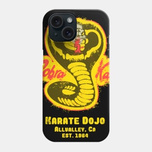 Cobra Kai vintage paint logo Phone Case