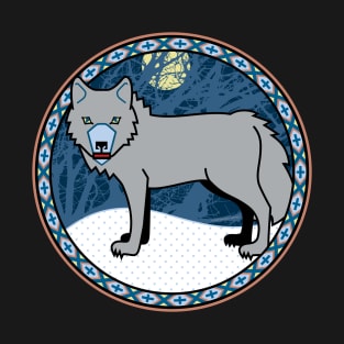 Cunning Gray Lone Wolf T-Shirt