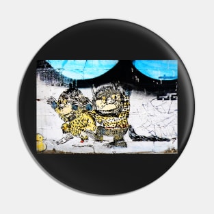 Where the Wild Things Are graffiti Pin