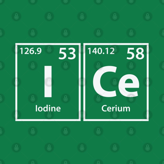 Ice (I-Ce) Periodic Elements Spelling by cerebrands