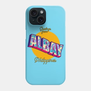 Greetings from Albay Philippines! Phone Case