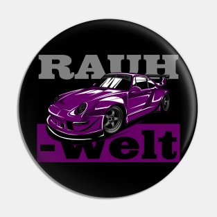 Rauh Welt Begriff Purple Pin