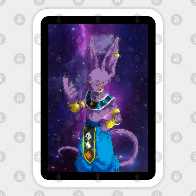 Space Cat God Dragon Ball Sticker Teepublic