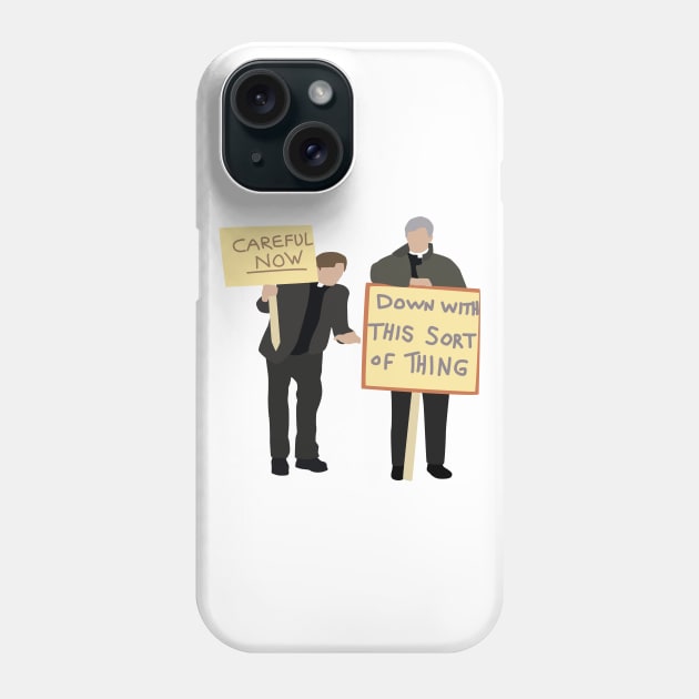 Father Ted - Careful Now Phone Case by Art Designs