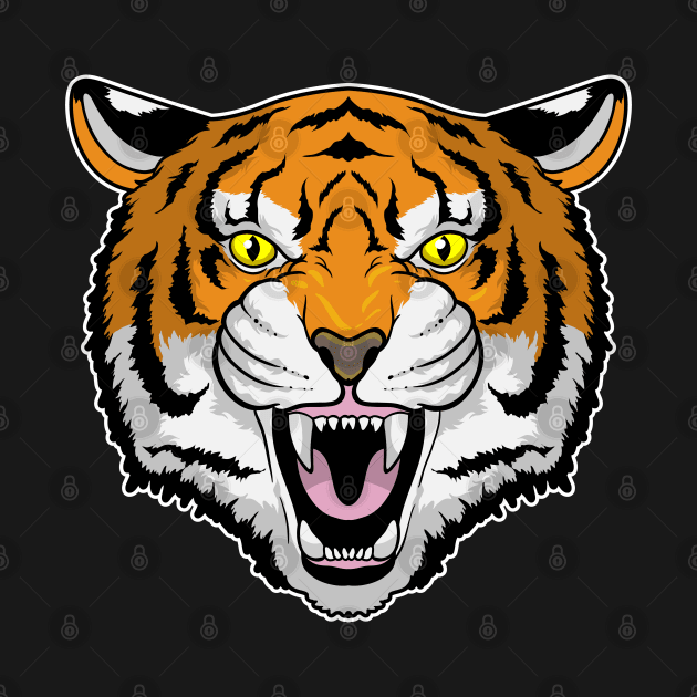 Tiger angry by Markus Schnabel