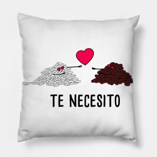 Te Necesito - Spanish Puns Collection Pillow