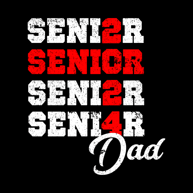 Proud Senior Dad 2024 Senior 2024 Dad Class Of 2024 Father by SecuraArt