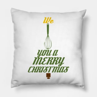 Whisk you a Merry Christmas Pillow