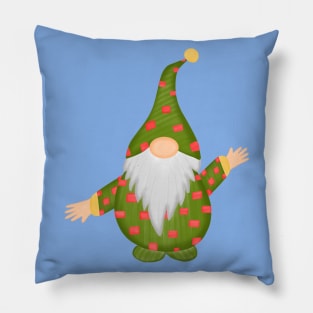 Cute dancing gnome Pillow