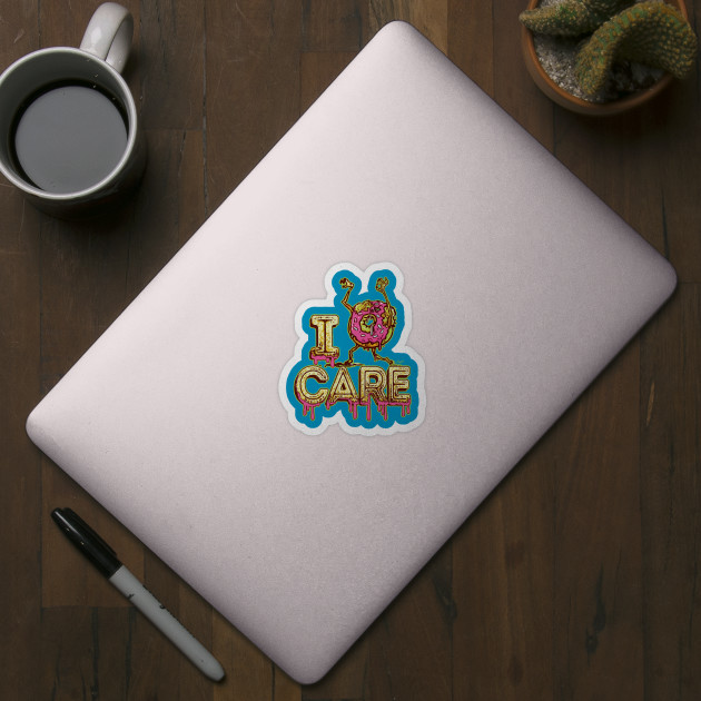 I Donut Caree - Donut - Sticker