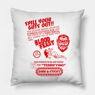 SPILL YOUR GUTS Out! Barf Bag | Horror, Splatter horror, B horror, Grindhouse Cinema, Blood Feast Pillow