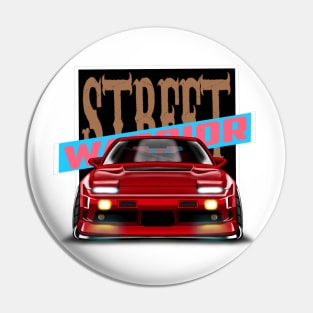 street warior red 240sx Pin