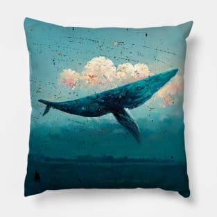 Airplane Whale V.2 Pillow