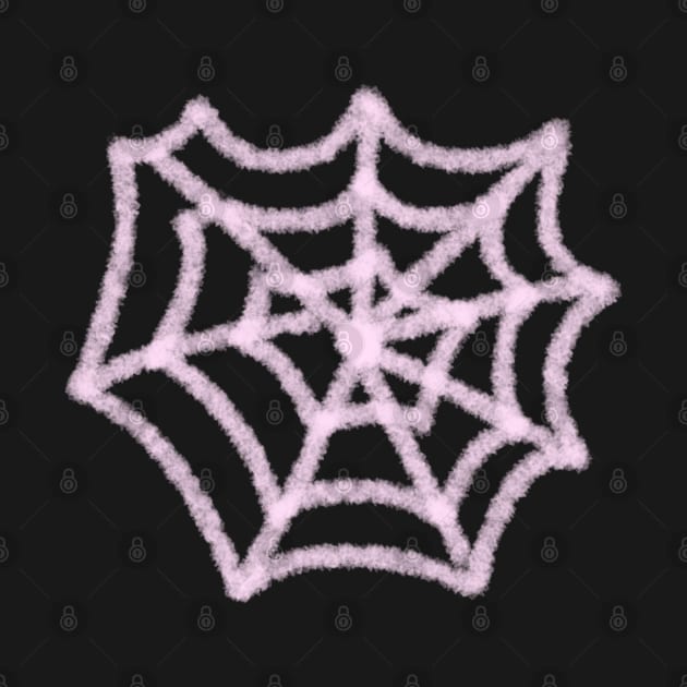 pink spider web pop art design by Artistic_st