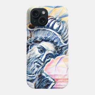 Dionysius of Halicarnassus Portrait | Dionysius of Halicarnassus Artwork 12 Phone Case