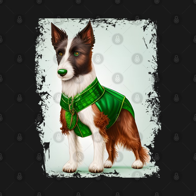 Beautiful Dog Costume St. Patrick's Day by Ray E Scruggs