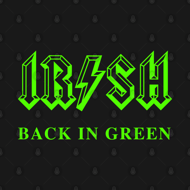 Irish Back in Green by Vector Deluxe