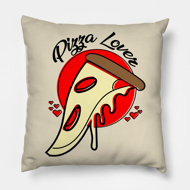 Pizza Lover's Pillow by HarlinDesign