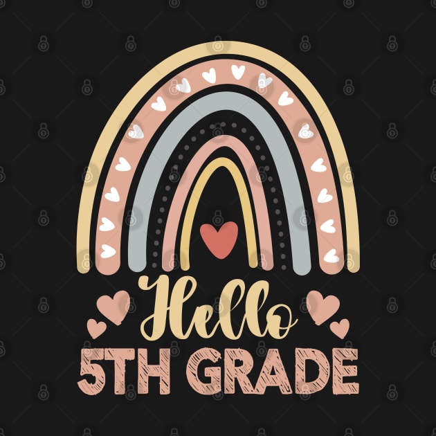 Hello 5th Grade Cute Fifth Grade Teacher by ArtedPool