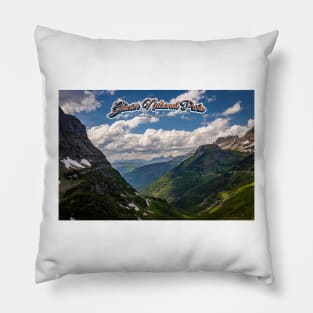 Glacier National Park Pillow